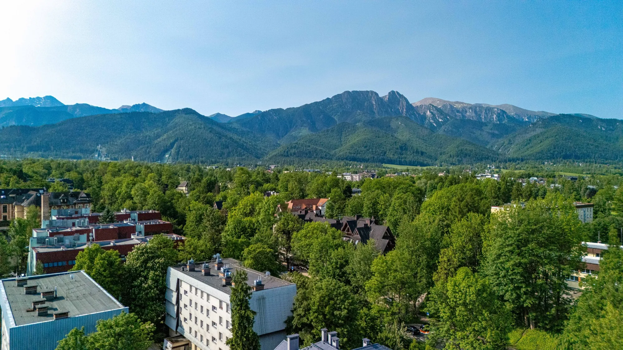 Panorama Tatr znad apartamentu